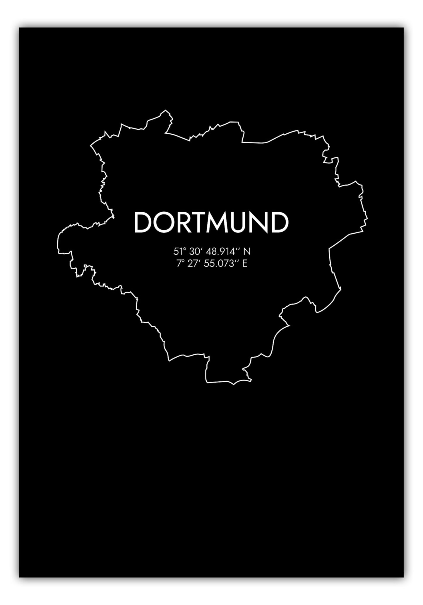 Poster Dortmund Koordinaten #7