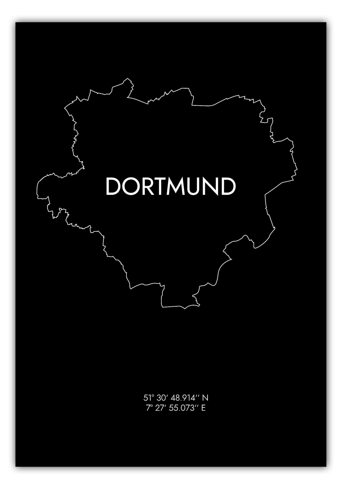 Poster Dortmund Koordinaten #8