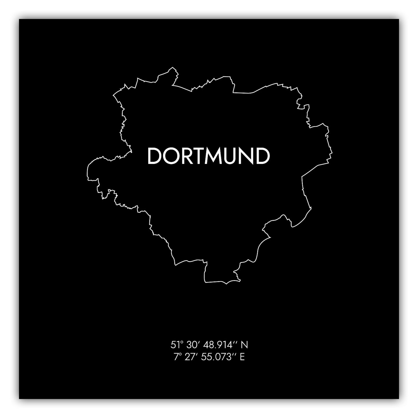 Poster Dortmund Koordinaten #8
