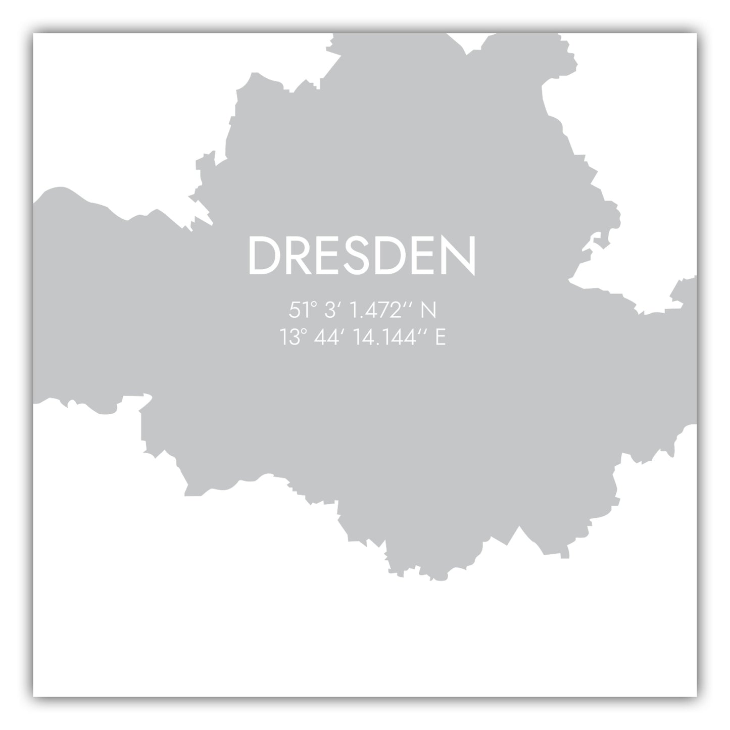 Poster Dresden Koordinaten #5