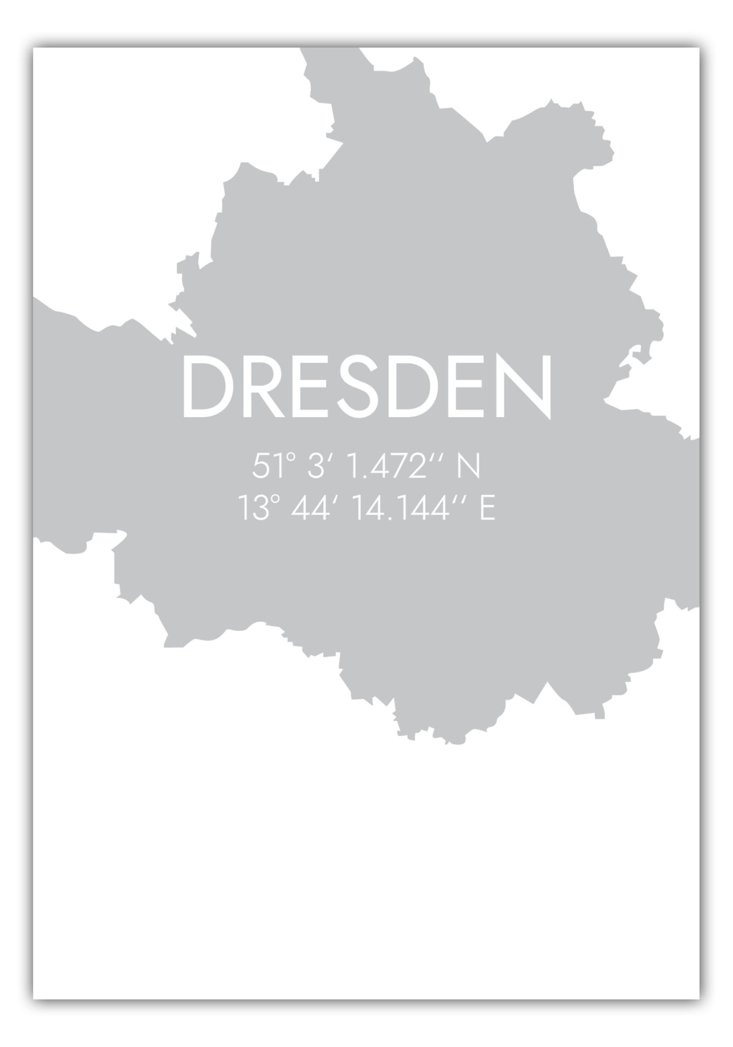 Poster Dresden Koordinaten #5