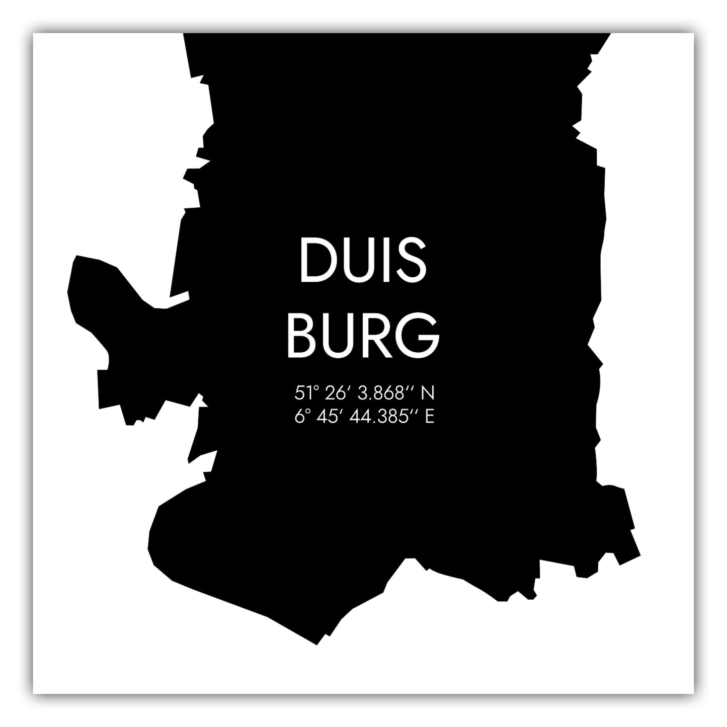 Poster Duisburg Koordinaten #5