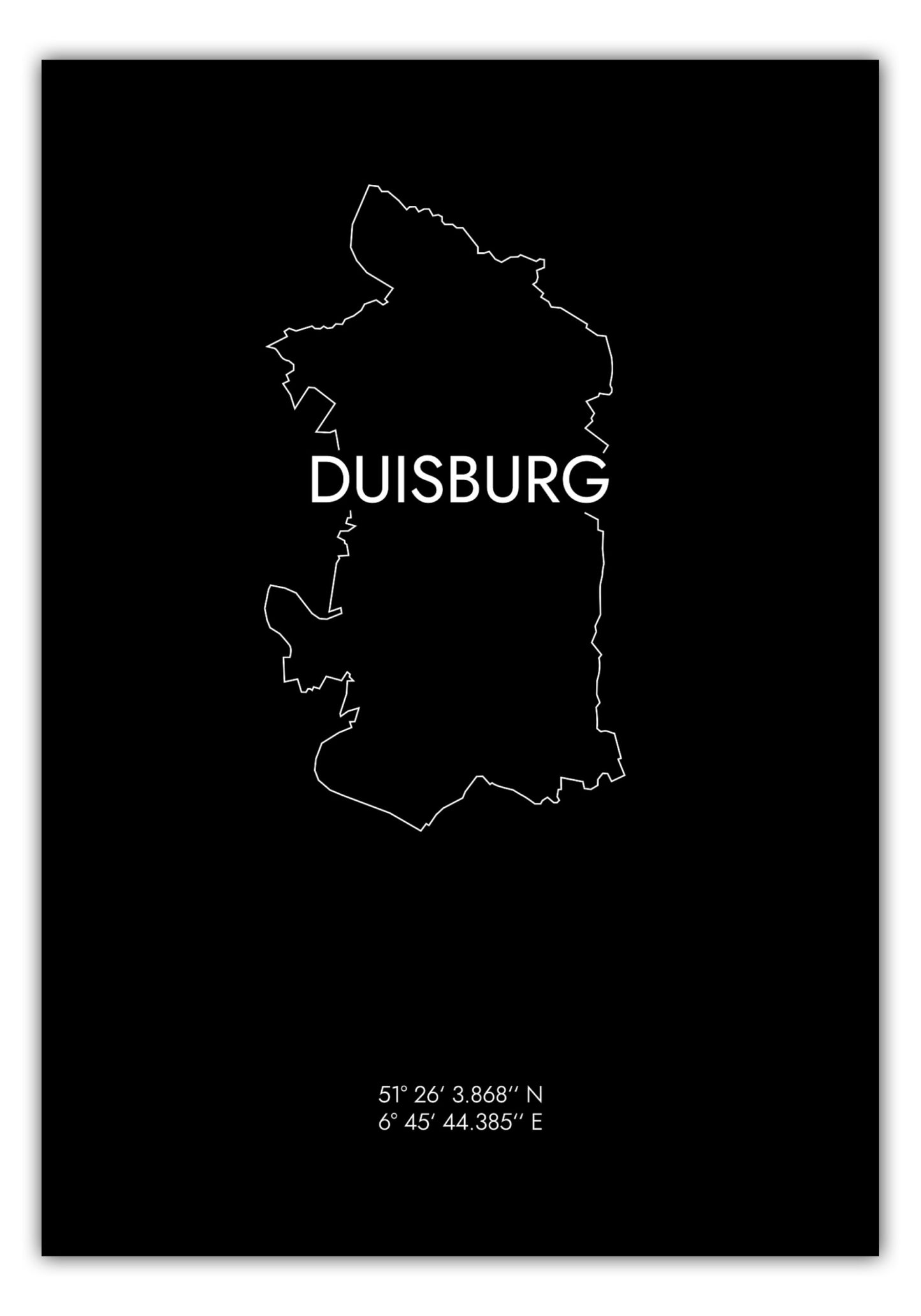 Poster Duisburg Koordinaten #8