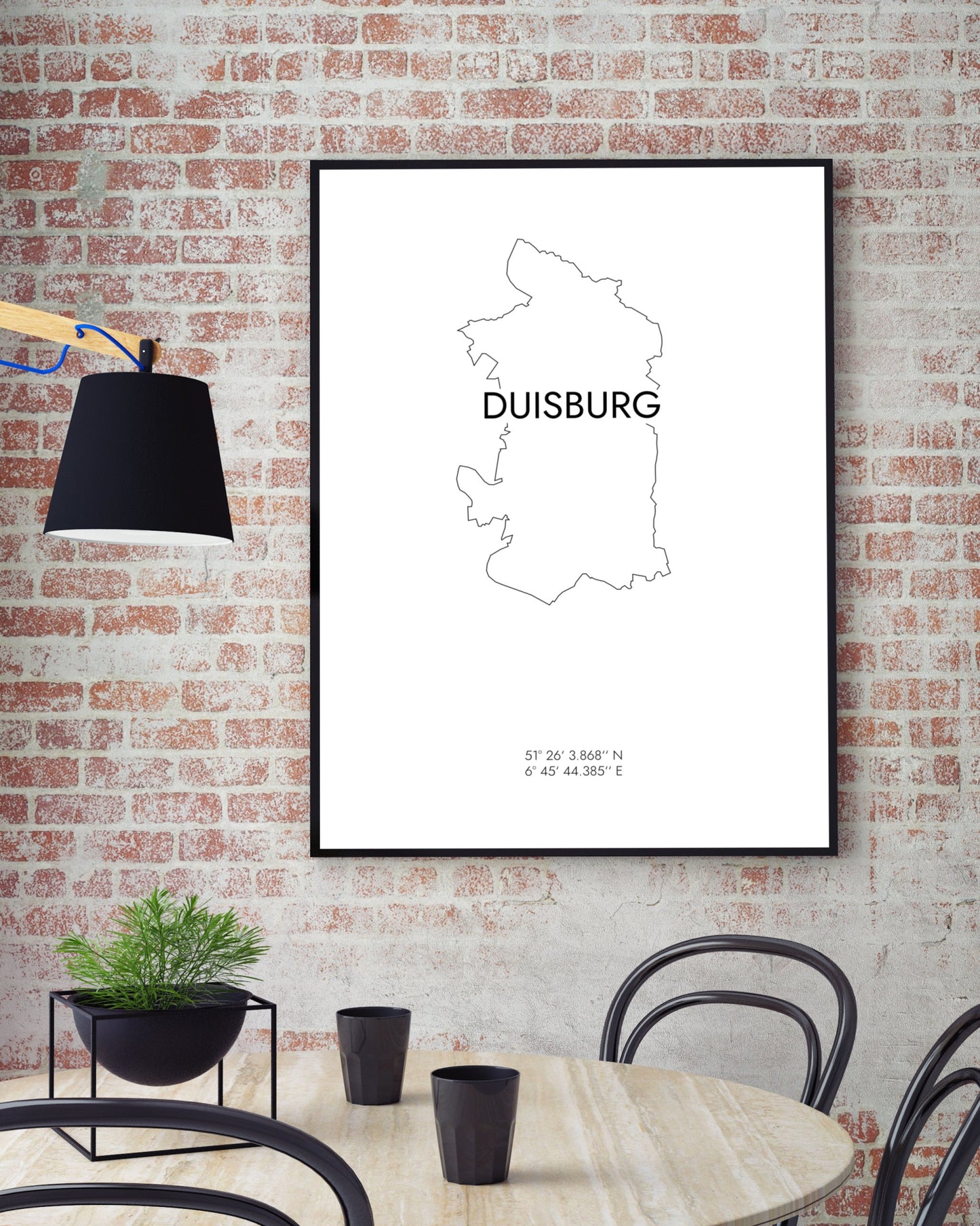 Poster Duisburg Koordinaten #8