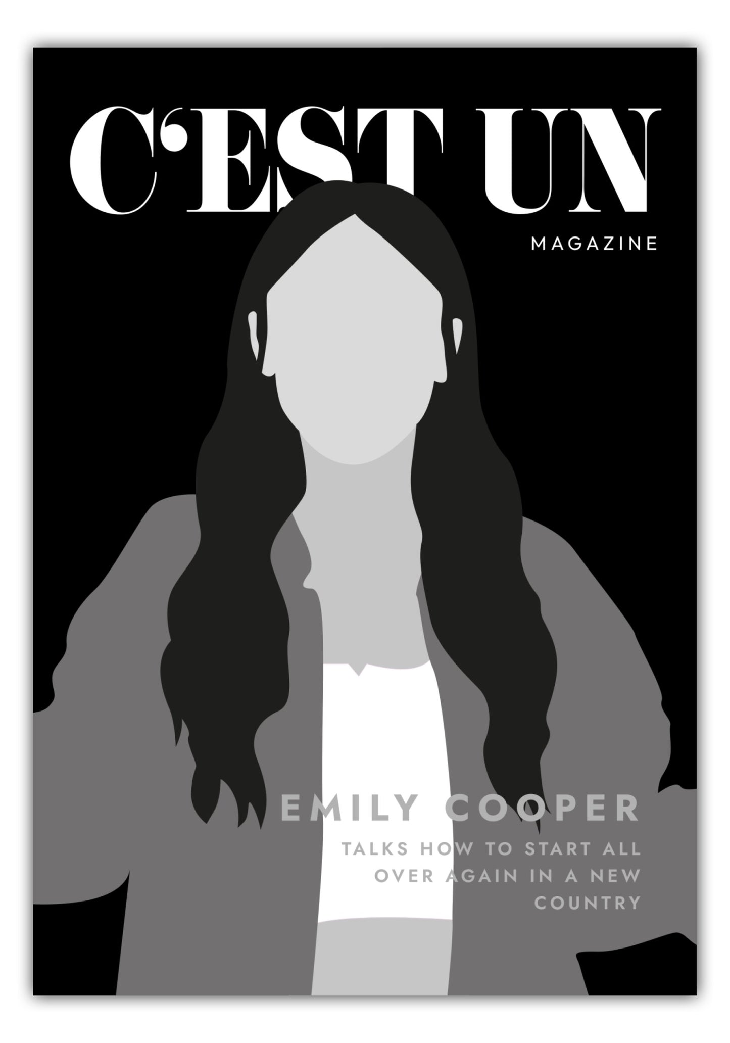 Poster Emily in Paris - Cest Un Magazine - Emily Cooper
