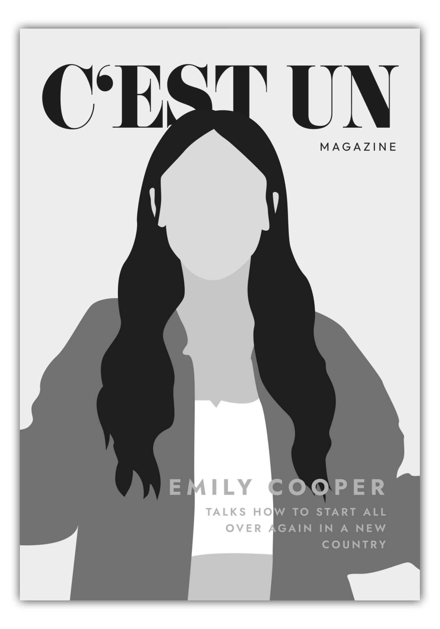 Poster Emily in Paris - Cest Un Magazine - Emily Cooper