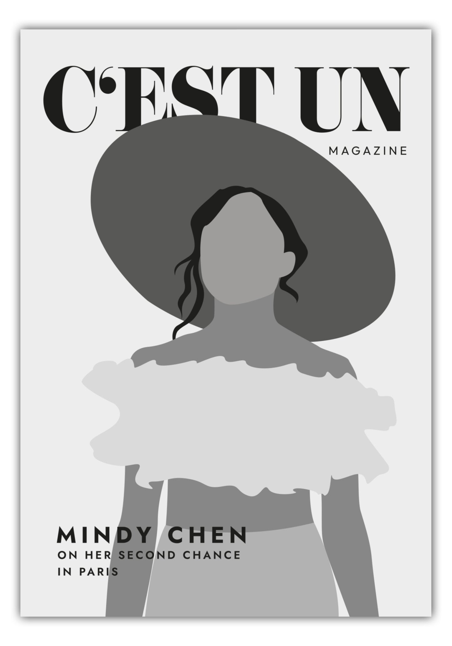Poster Emily in Paris - Cest Un Magazine - Mindy Chen