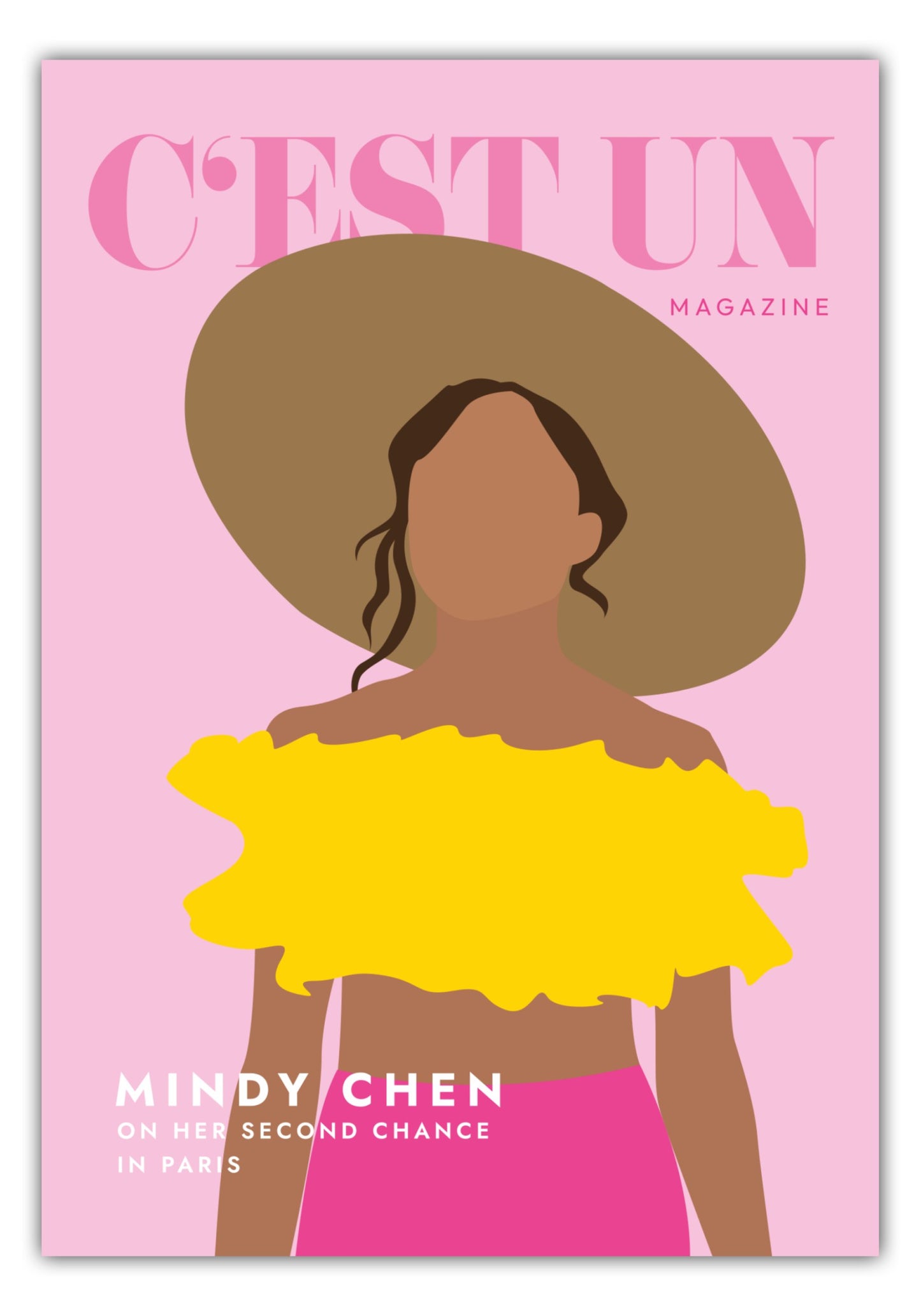 Poster Emily in Paris - Cest Un Magazine - Mindy Chen