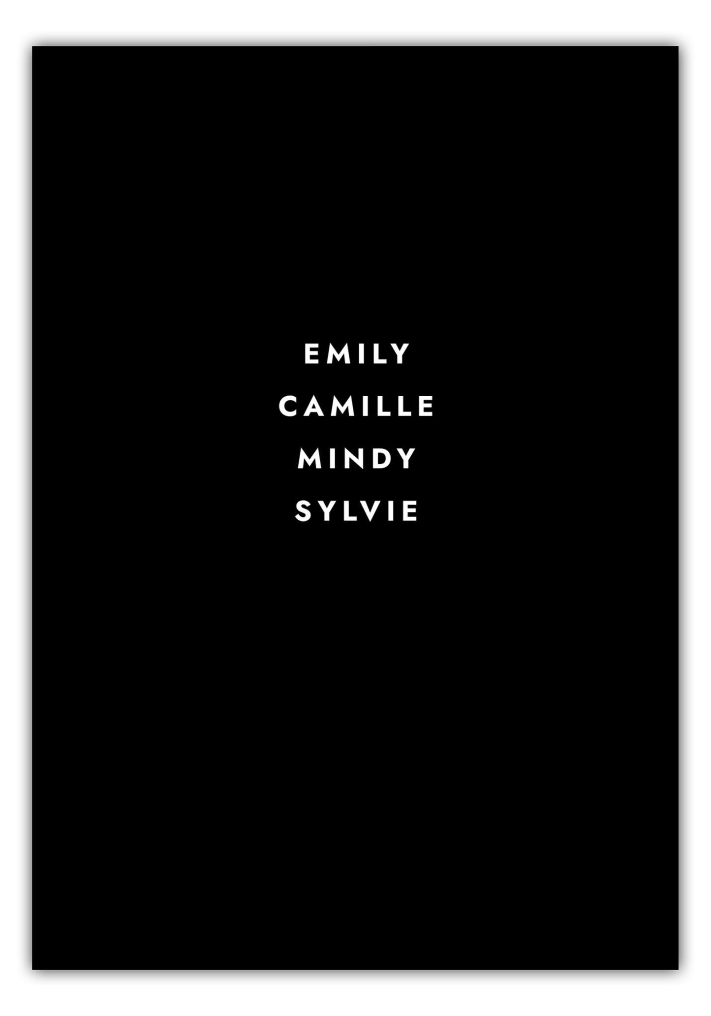 Poster Emily in Paris - Emily, Camille, Mindy, Sylvie