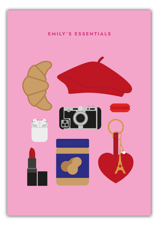 Poster Emily in Paris - Emilys Essentials