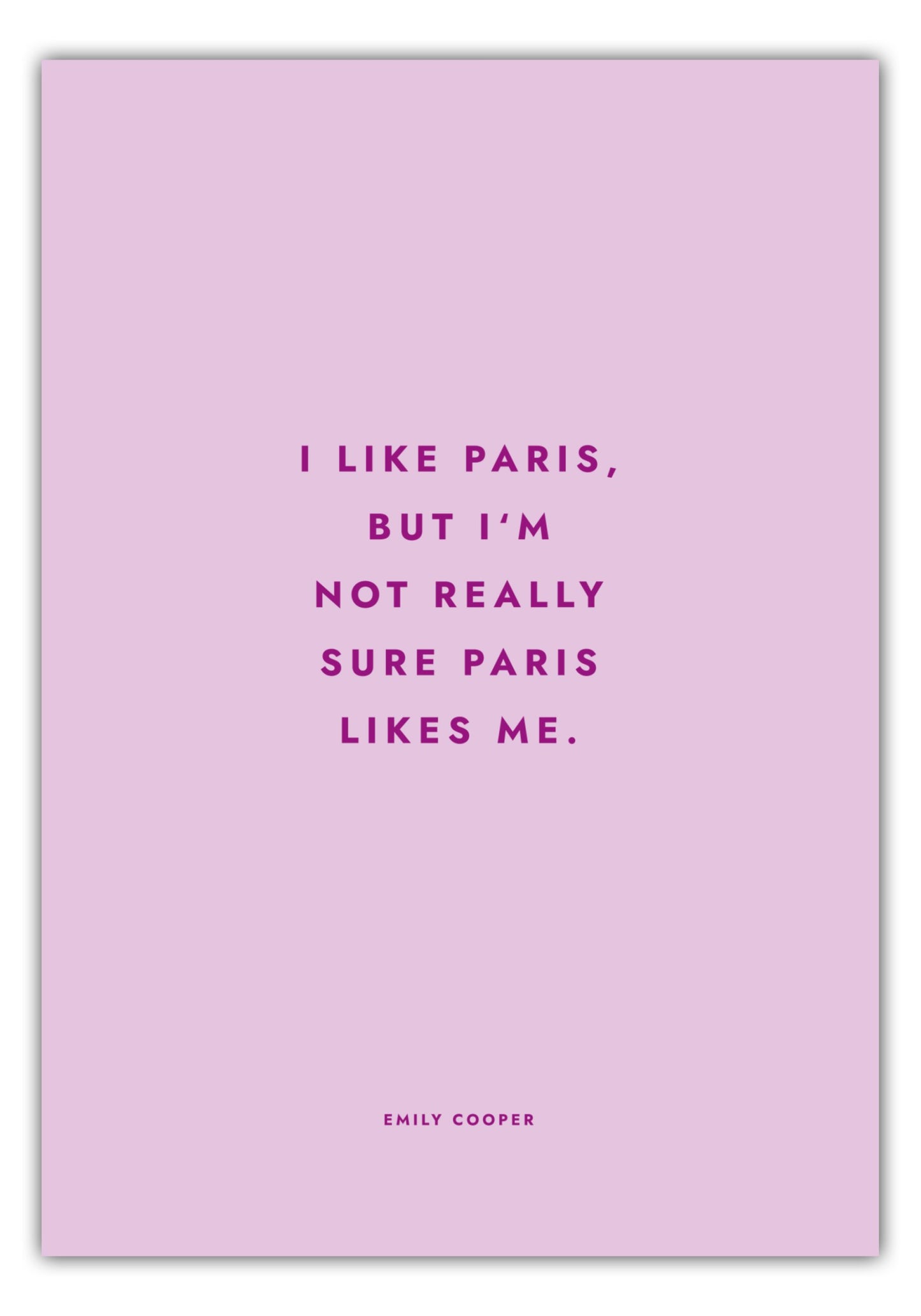 Poster Emily in Paris - I Like Paris