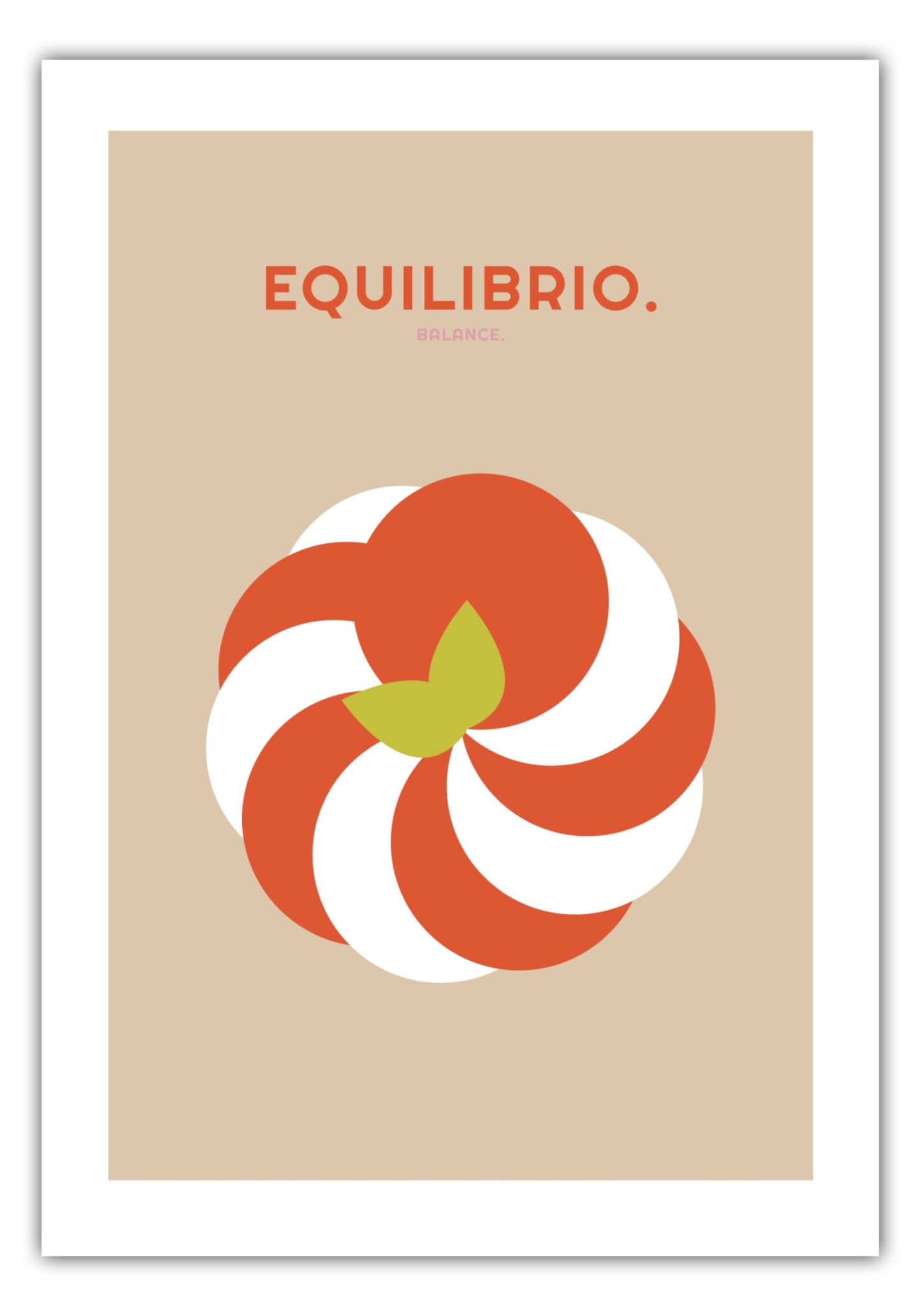 Poster Equilibrio - Tomate, Mozzarella & Basilikum - La Dolce Vita Collection