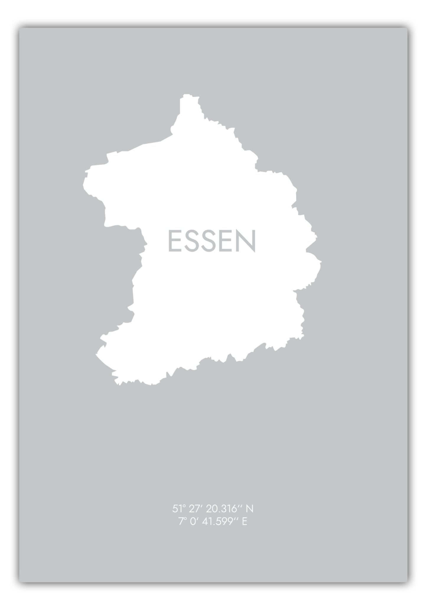 Poster Essen Koordinaten #6