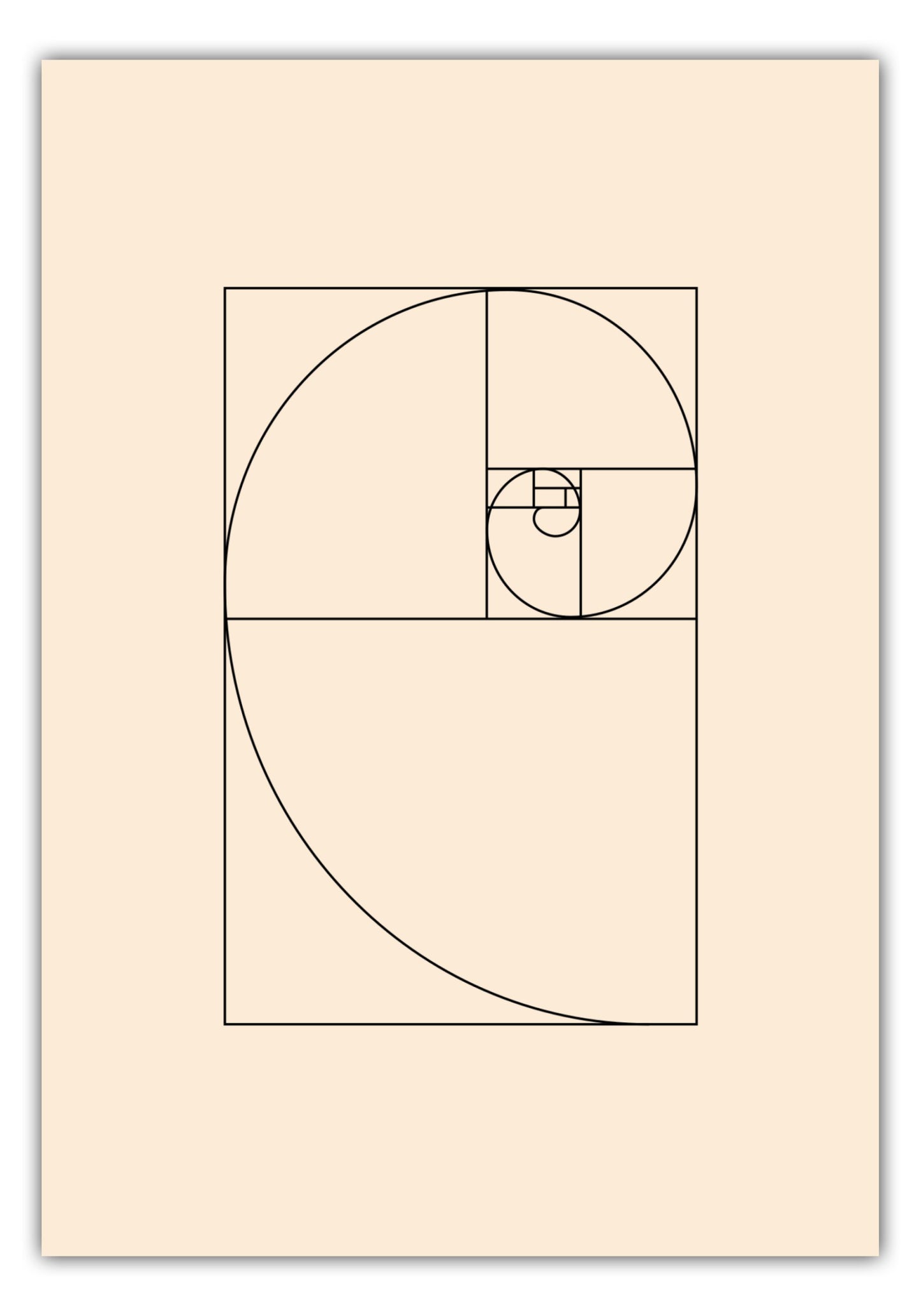 Poster Fibonacci groß