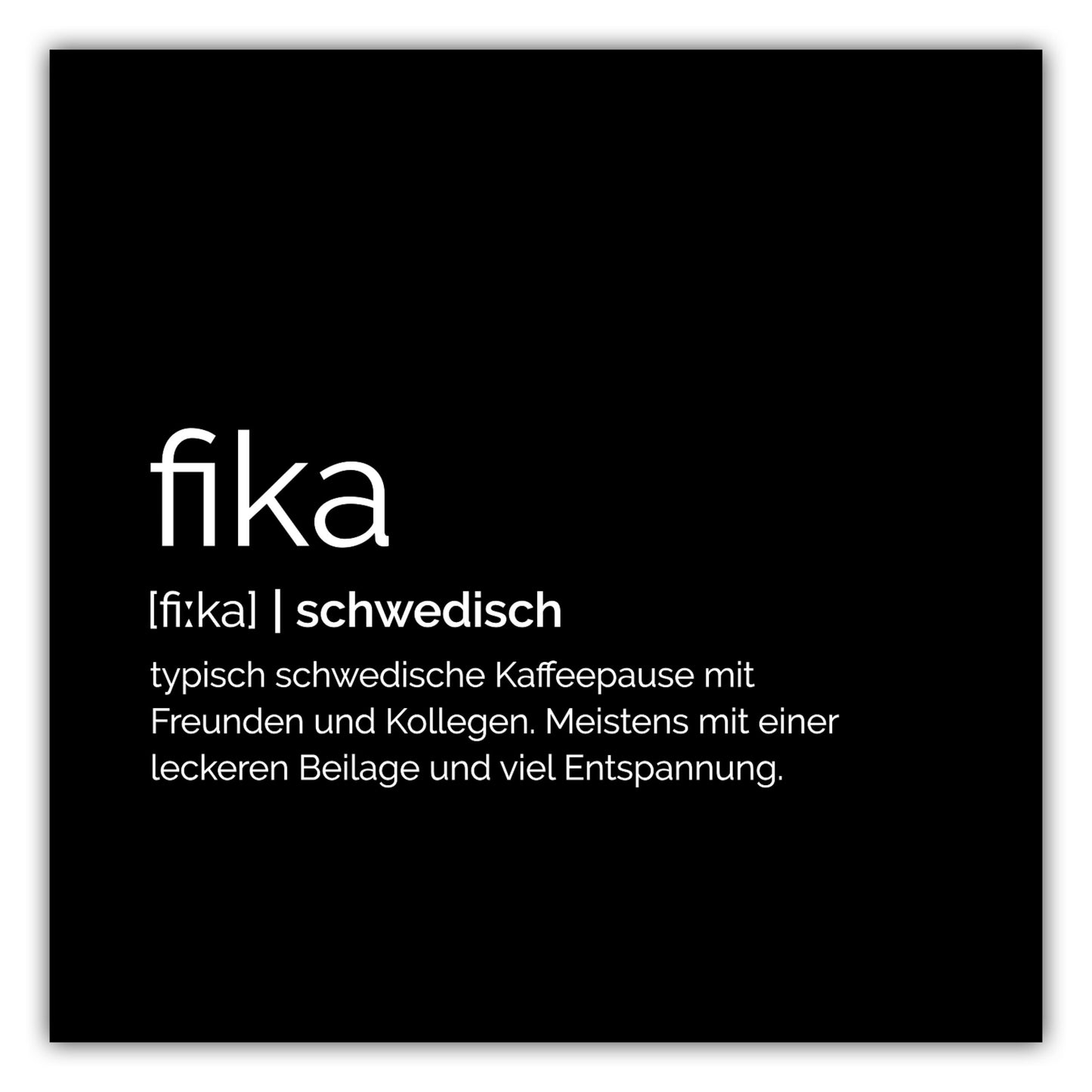Poster Fika