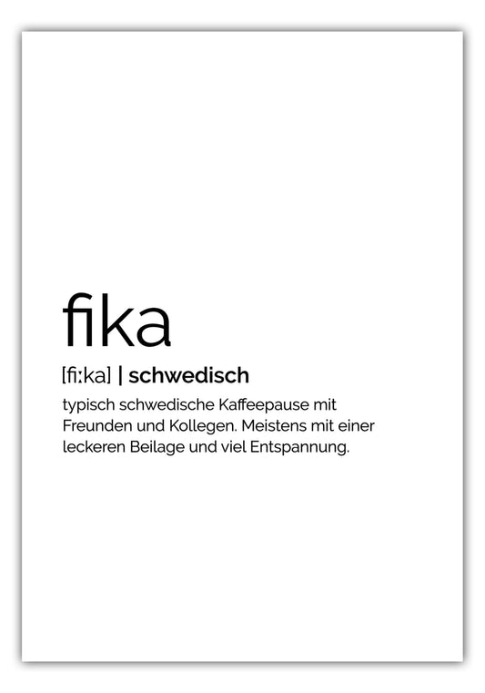 Poster Fika