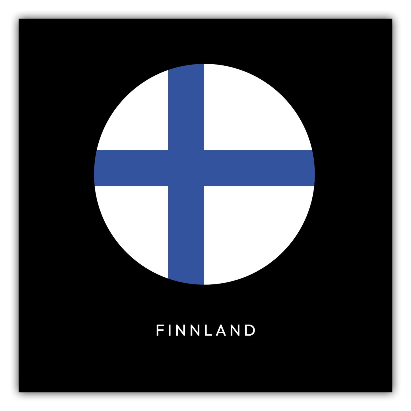 Poster Finnland Kreis