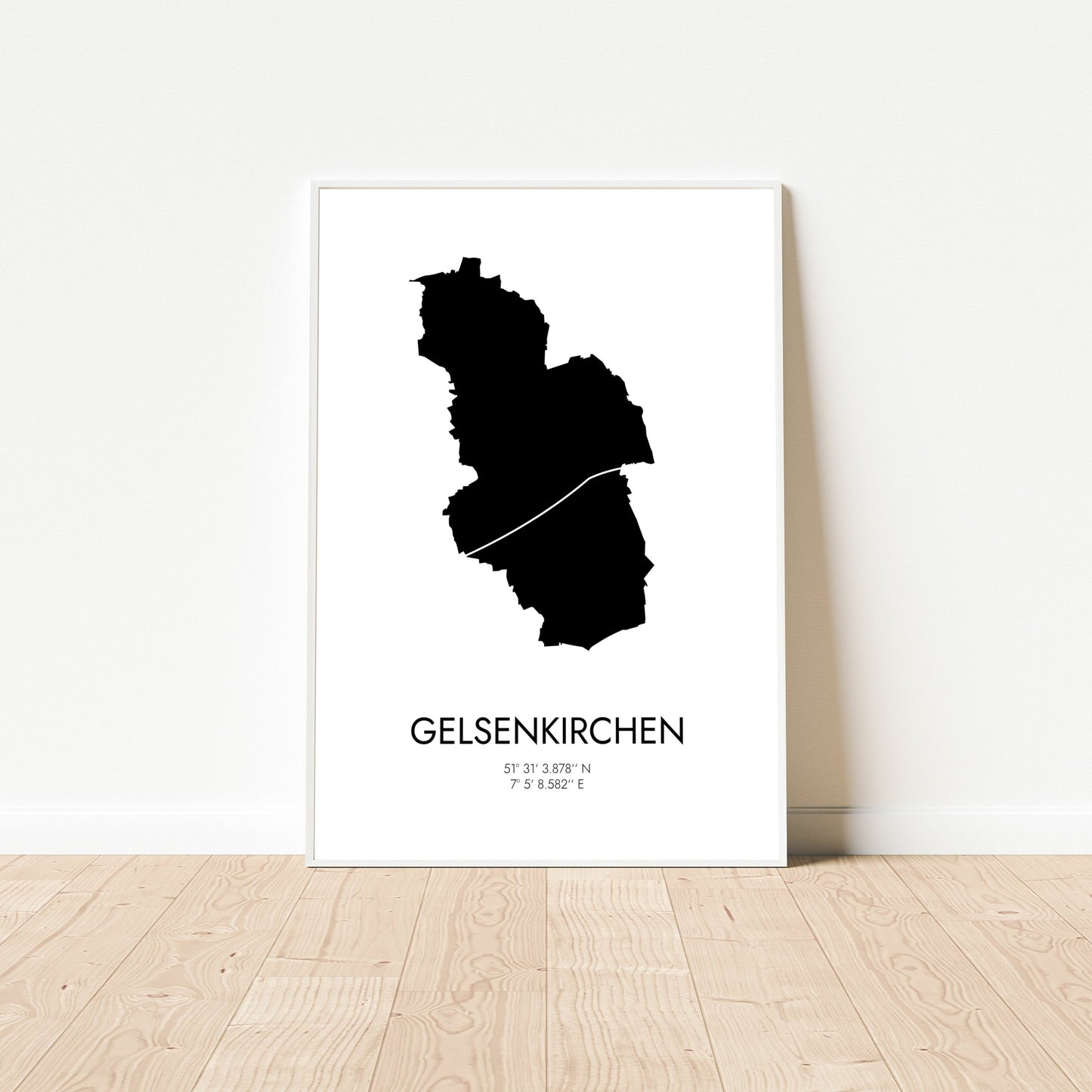 Poster Gelsenkirchen Koordinaten #3