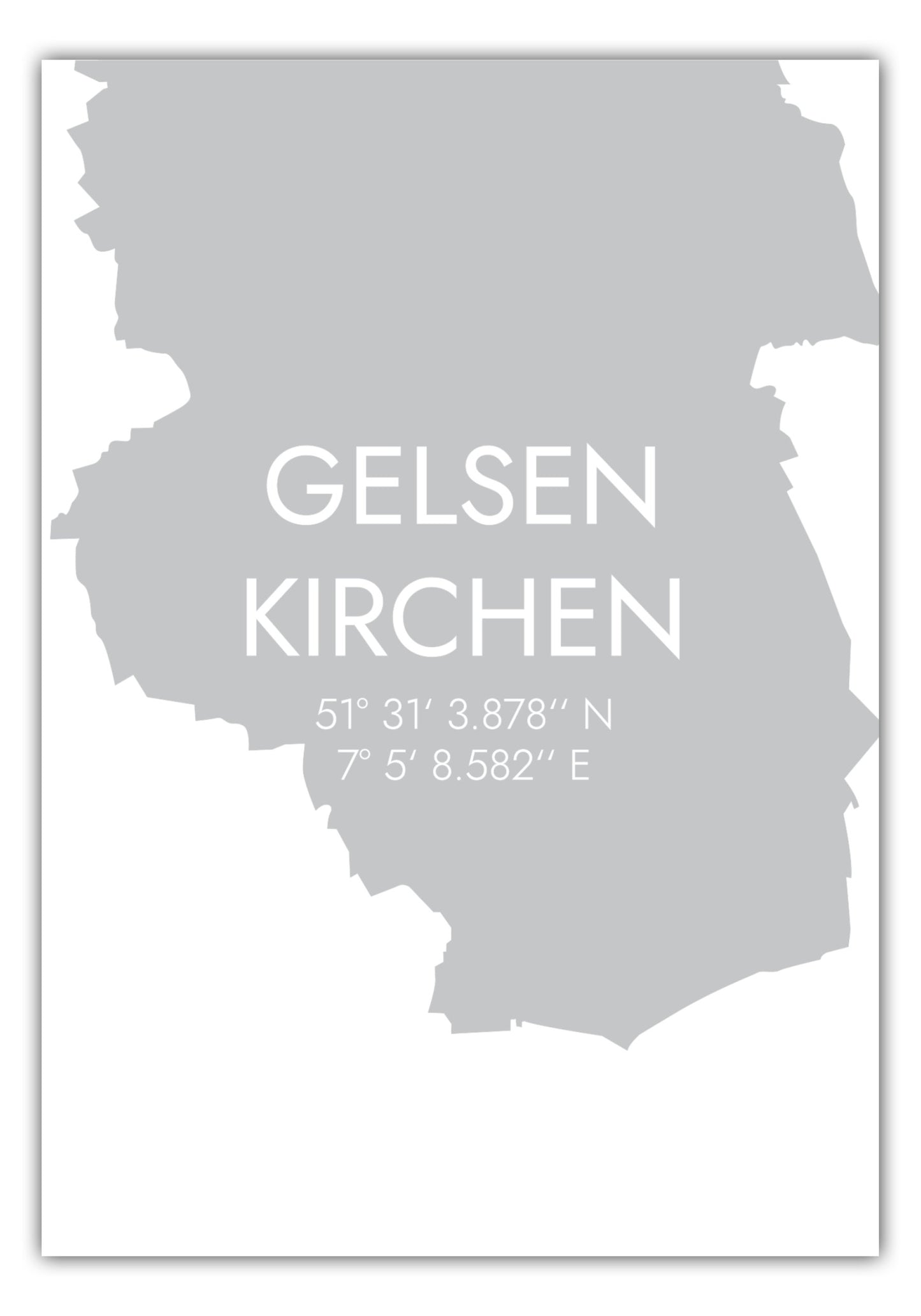 Poster Gelsenkirchen Koordinaten #5