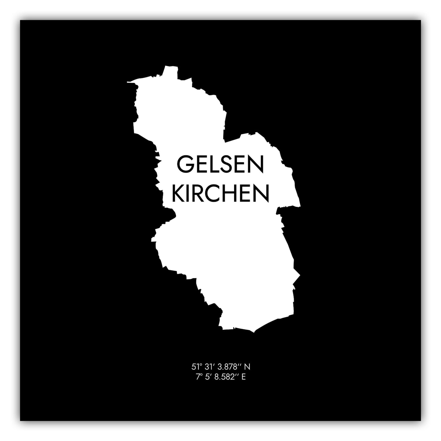 Poster Gelsenkirchen Koordinaten #6