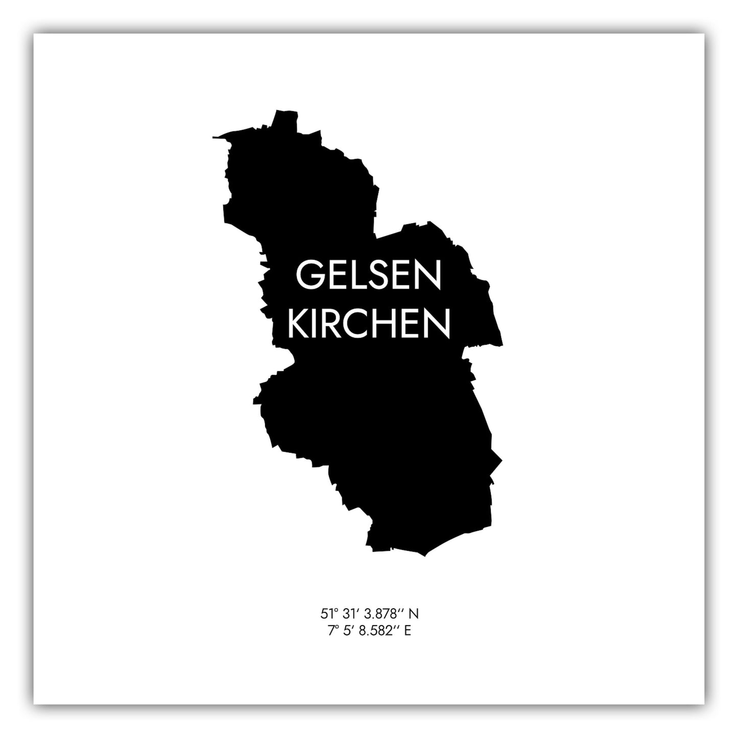 Poster Gelsenkirchen Koordinaten #6