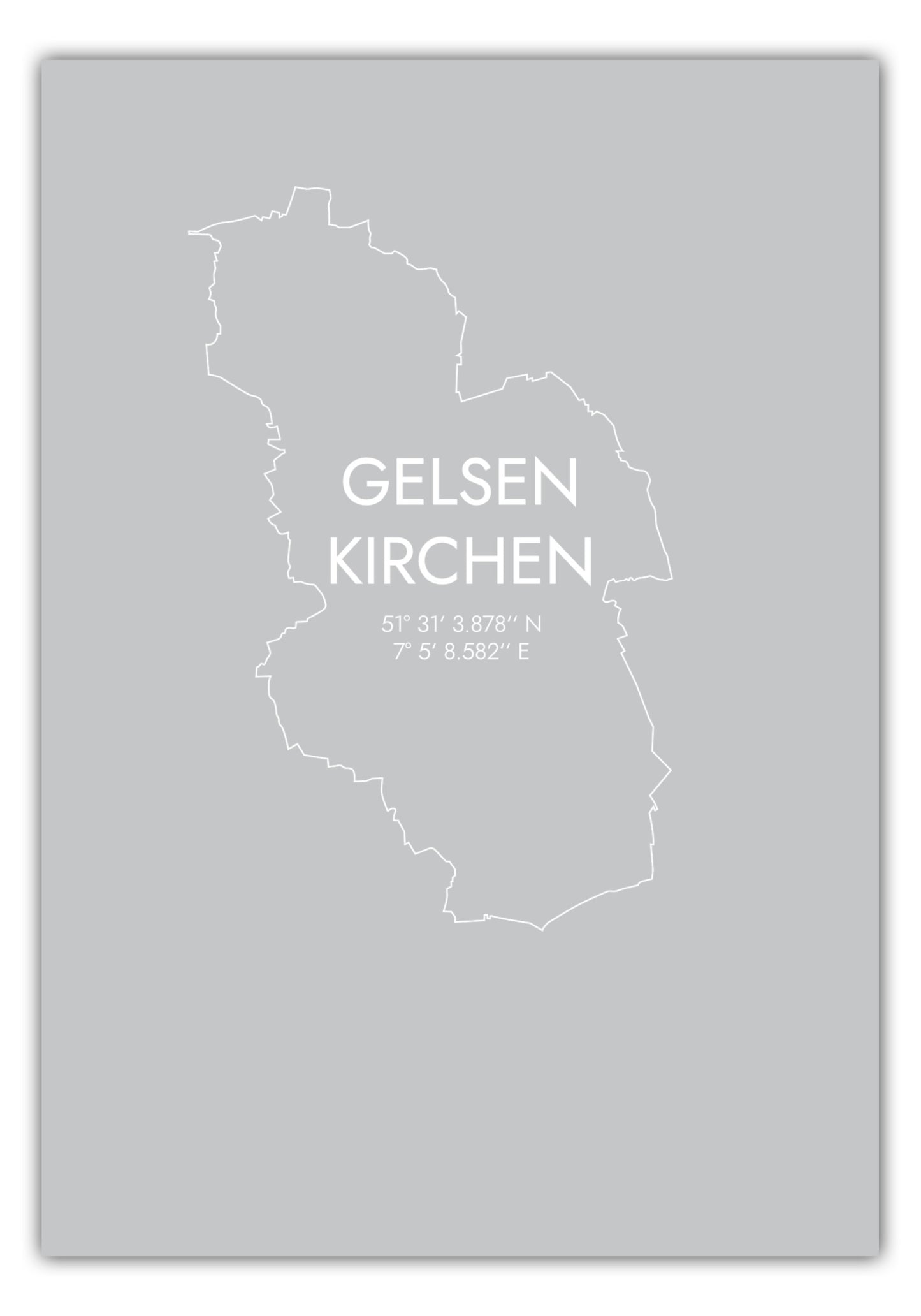 Poster Gelsenkirchen Koordinaten #7