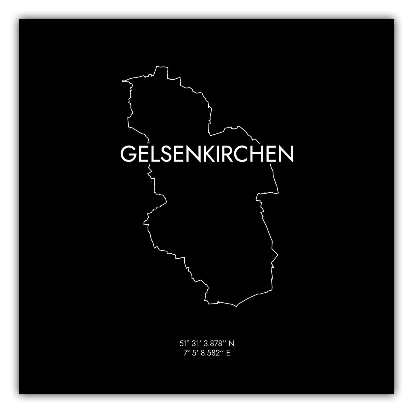 Poster Gelsenkirchen Koordinaten #8
