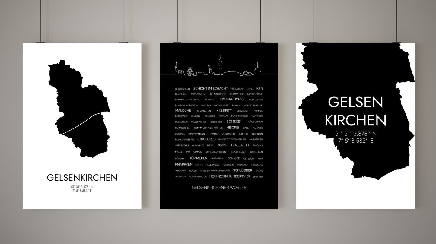 Poster Gelsenkirchener Wörter #1