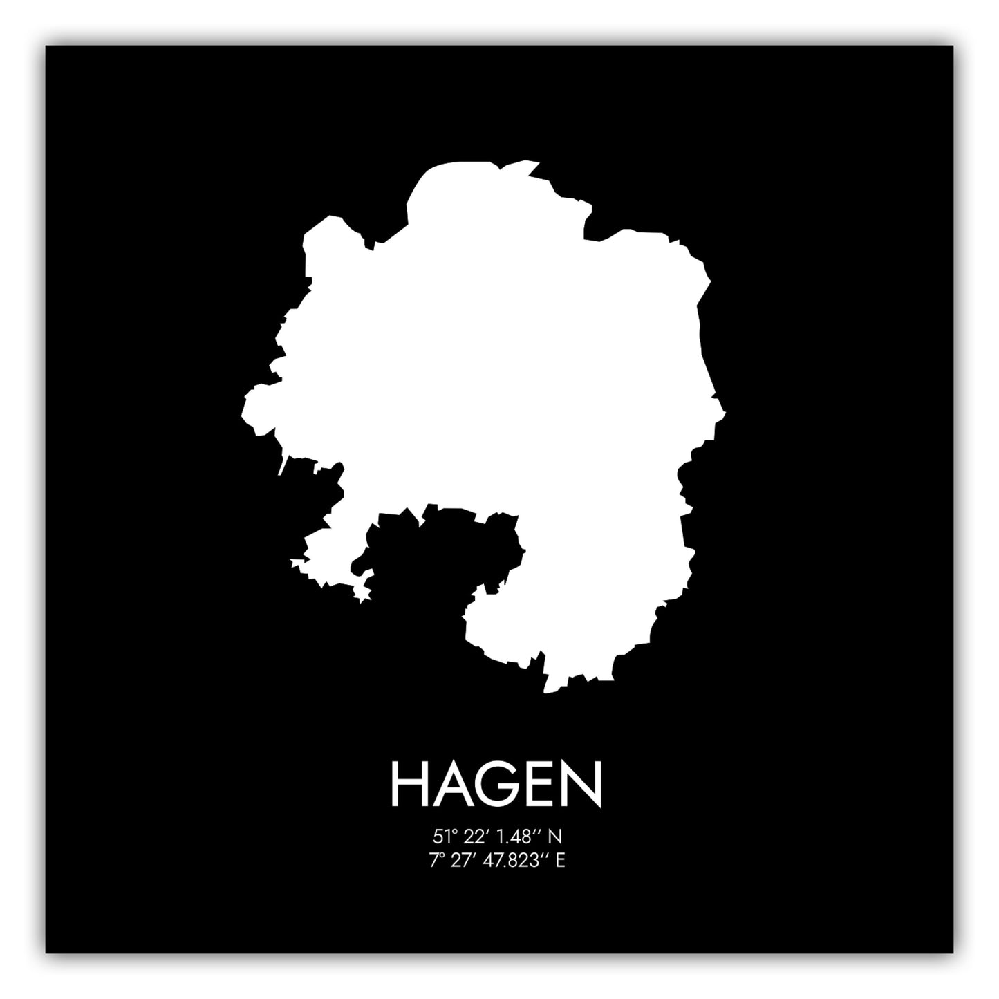 Poster Hagen Koordinaten #3