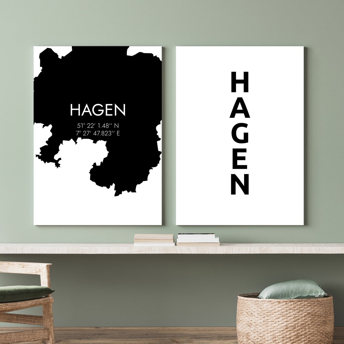 Poster Hagen Koordinaten #5