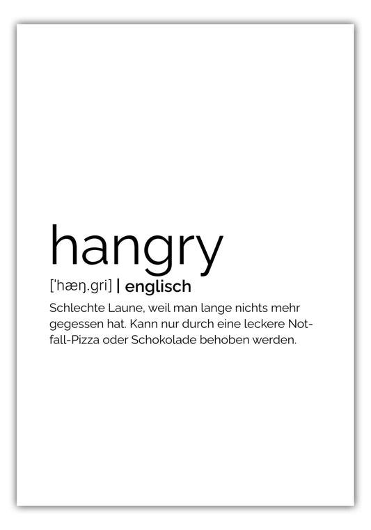 Poster Hangry