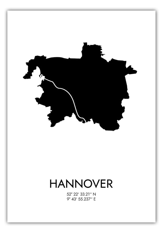Poster Hannover Koordinaten #3