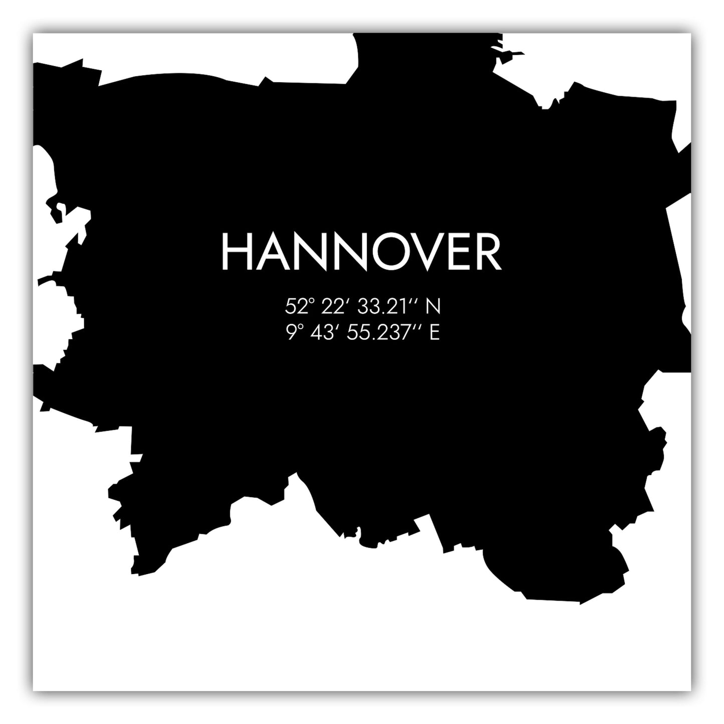 Poster Hannover Koordinaten #5