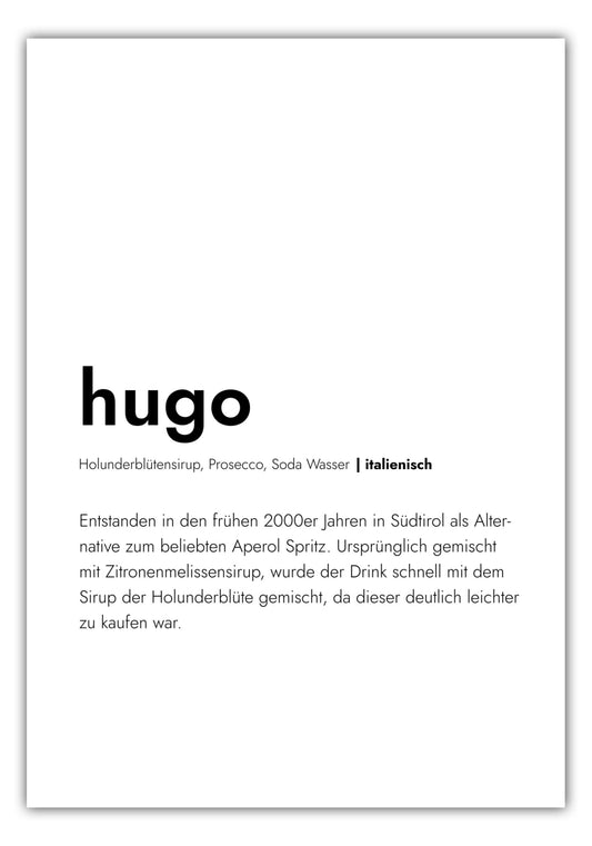 Poster Hugo - Definition