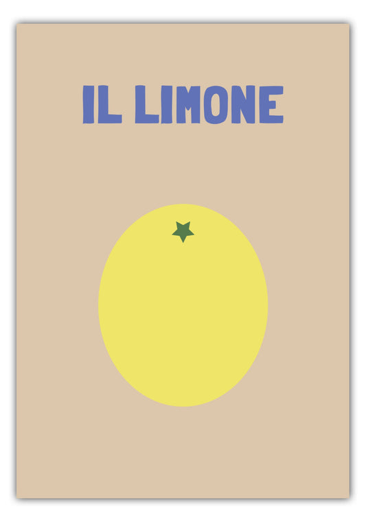 Poster Il Limone - Zitrone - La Dolce Vita Collection