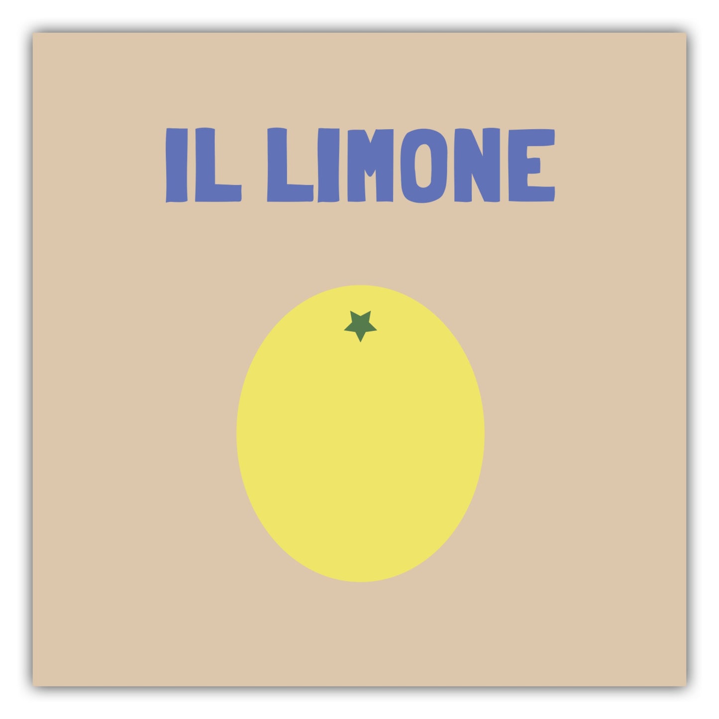 Poster Il Limone - Zitrone - La Dolce Vita Collection