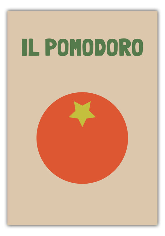 Poster Il Pomodoro - Tomate - La Dolce Vita Collection