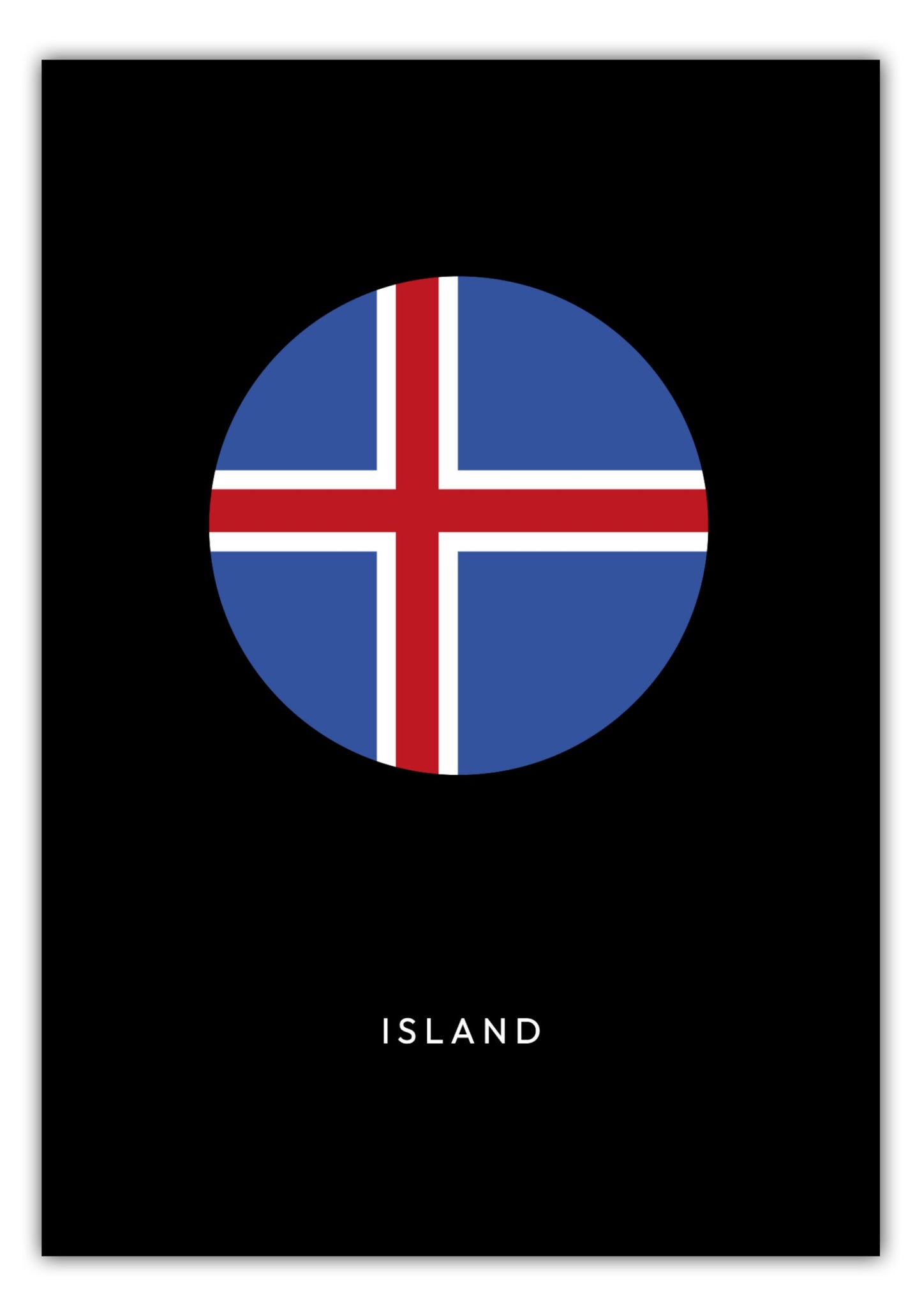 Poster Island Kreis