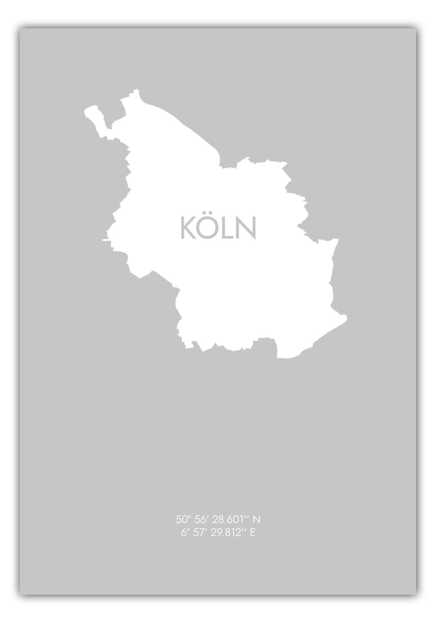 Poster Köln Koordinaten #6