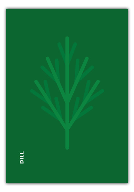 Poster Kräuter - Dill