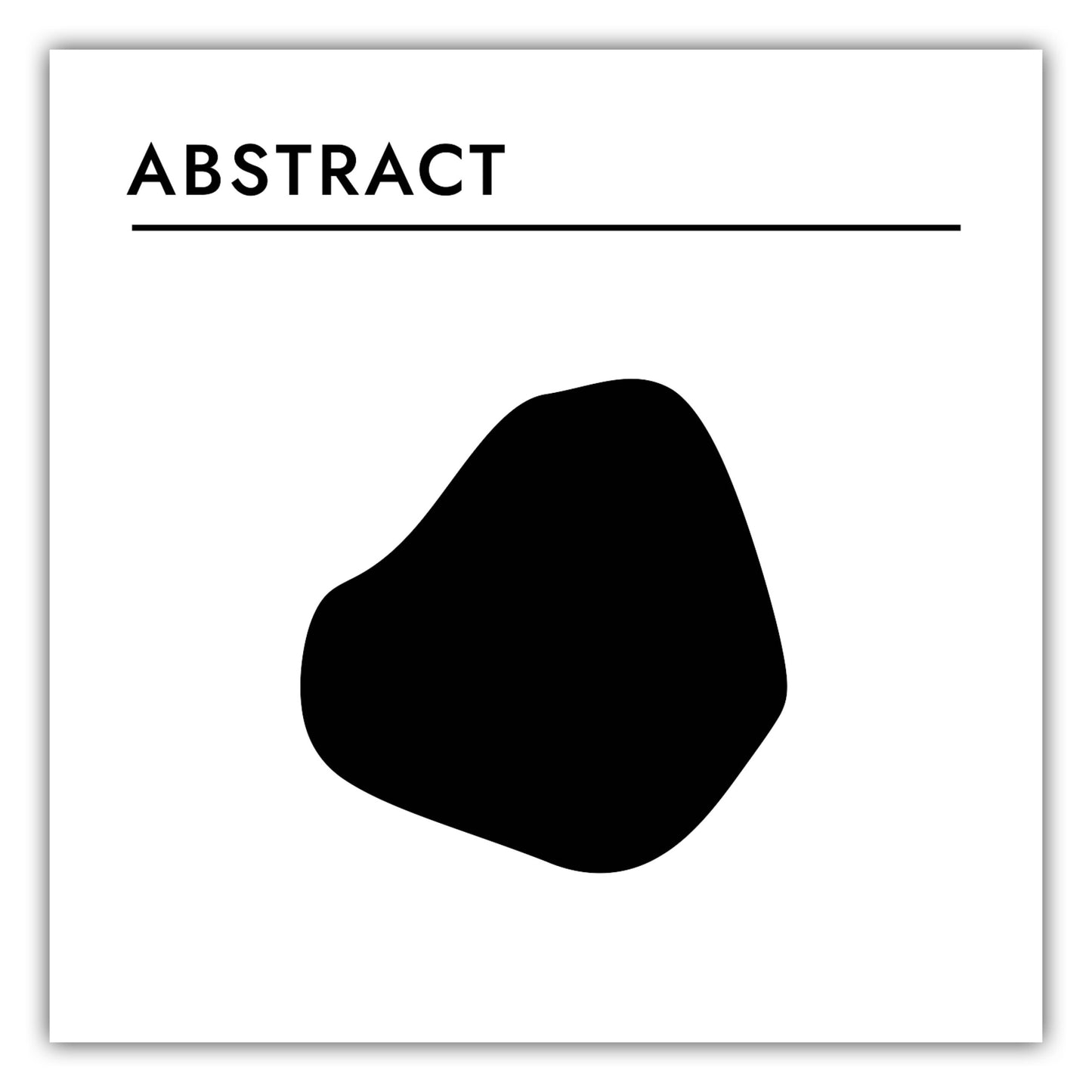 Poster Kunststil - Abstract