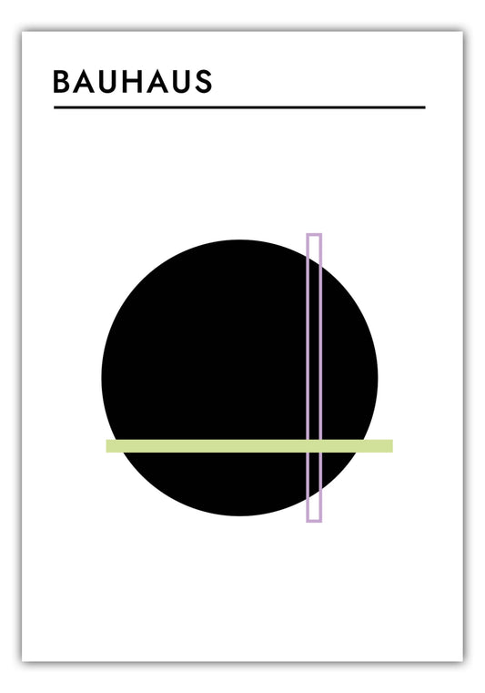 Poster Kunststil - Bauhaus