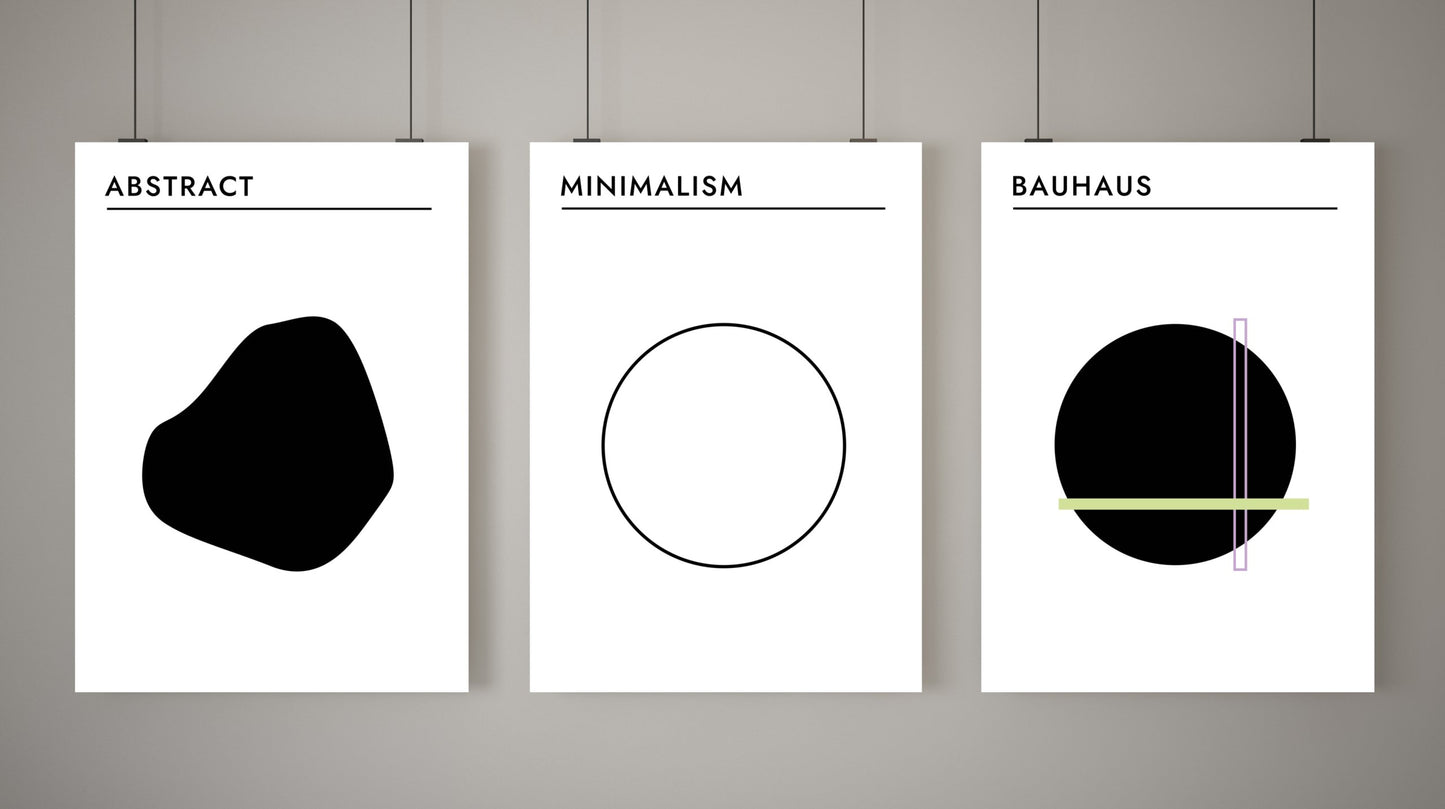 Poster Kunststil - Bauhaus
