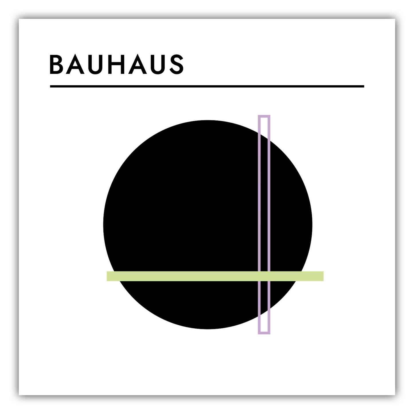 Poster Kunststil - Bauhaus