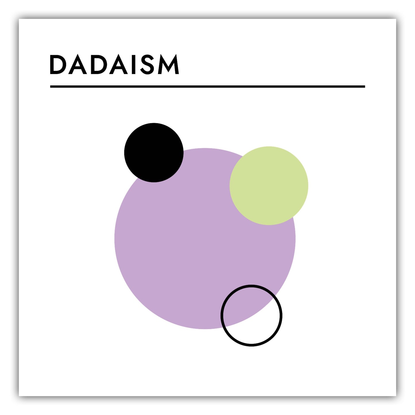 Poster Kunststil - Dadaism