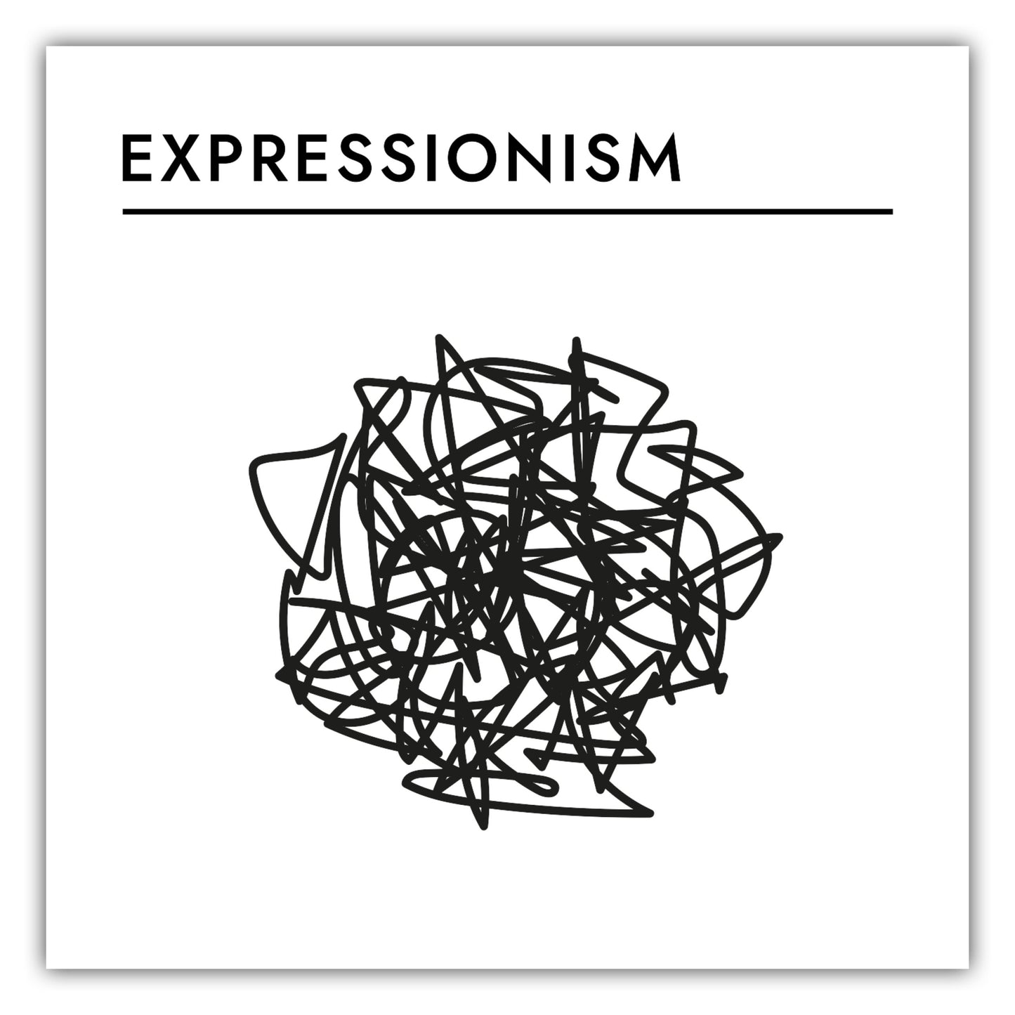 Poster Kunststil - Expressionism