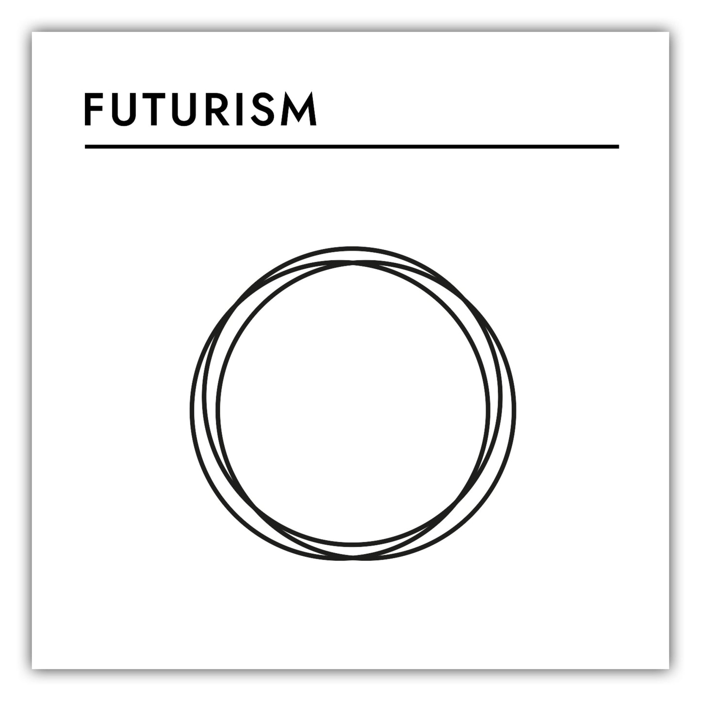 Poster Kunststil - Futurism