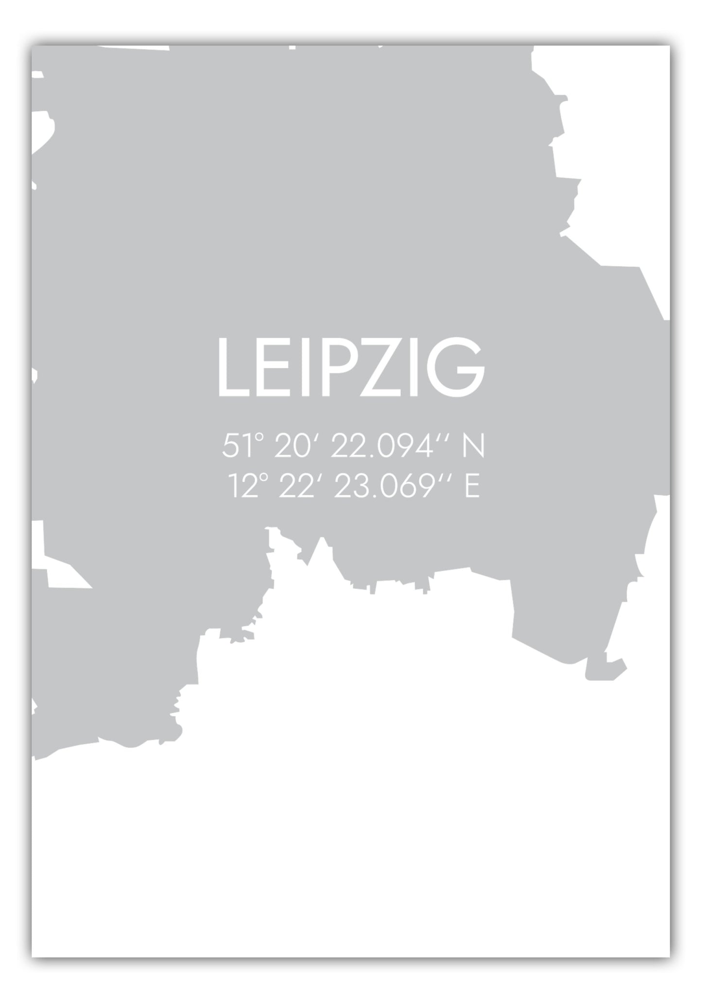 Poster Leipzig Koordinaten #5