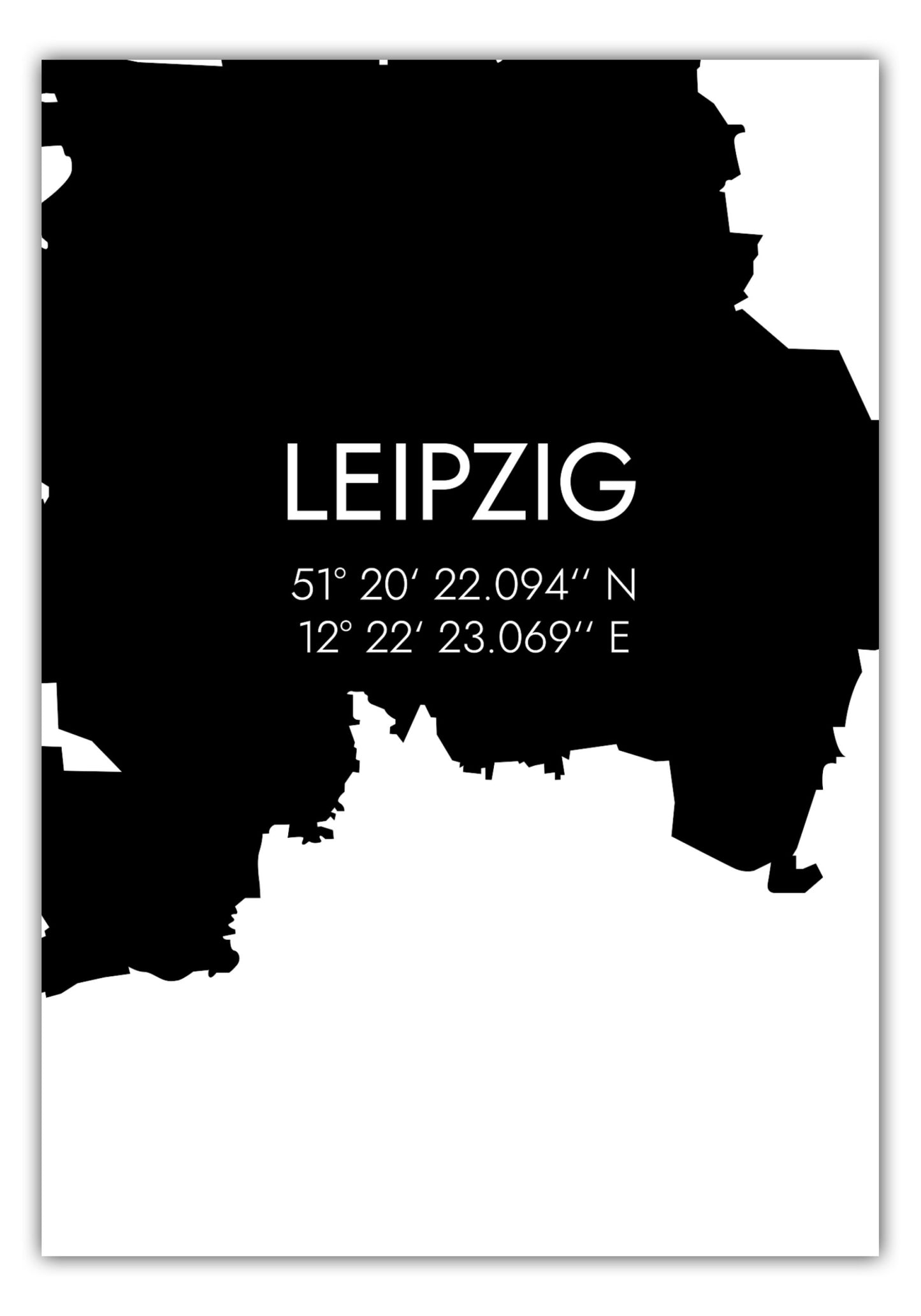 Poster Leipzig Koordinaten #5