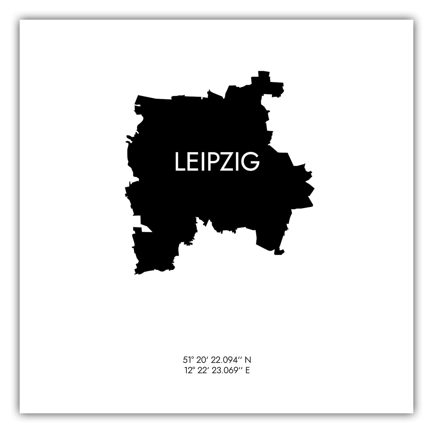 Poster Leipzig Koordinaten #6